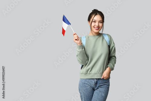 Female student with French ...