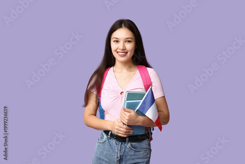Female student with French ...