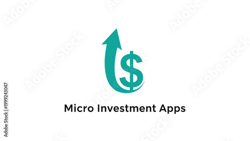 Micro Investment Apps Logo Design.