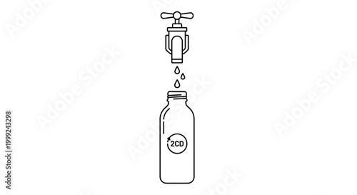 Φωτογραφία Hand sanitizer bottle with dispenser.