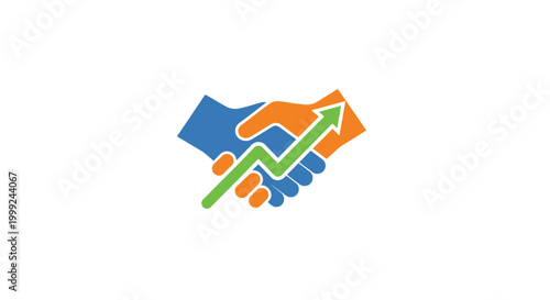 Картината върху платно Handshake Partnership Business Agreement.