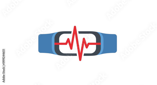 Heart Rate Monitor Fitness Tracker Device.