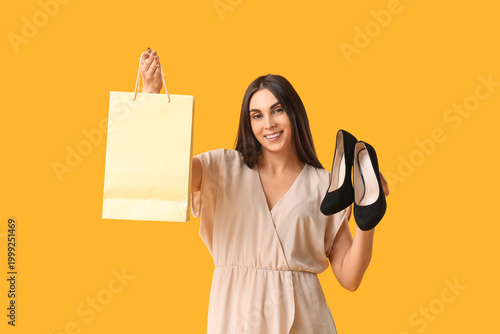 Beautiful young woman with ...