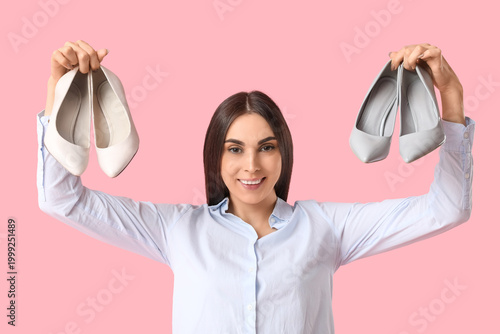 Beautiful young woman with ...