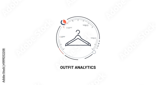 Clothing Hanger with Scale Graphic.