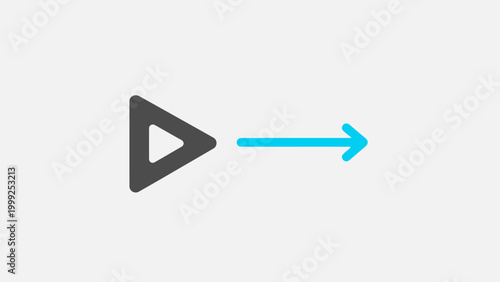 Play button icon with arrow.