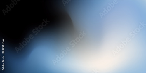 Abstract Blue and Black Fluid Gradient Background with Soft Liquid Texture, Modern Elegant Mesh Gradient for Tech UI Design, Smooth Corporate Backdrop for Presentation and Banner