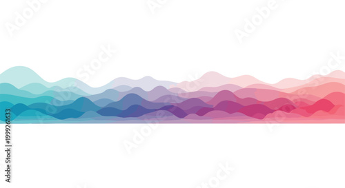 A colorful abstract wave pattern