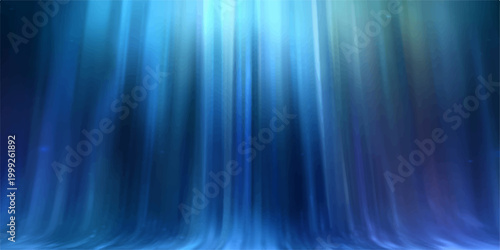 Abstract underwater ambiance illustration with a flowing and illuminated effect. evokes a sense of depth, serenity, and the mysteries of the deep ocean. 