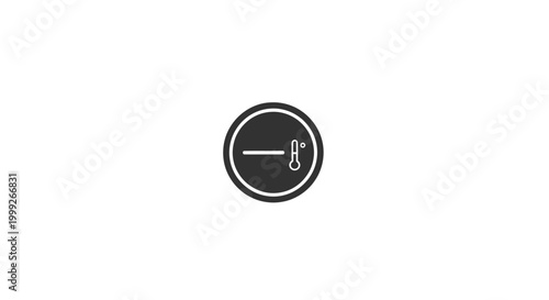 Konstfotografi Black stopwatch with white details.