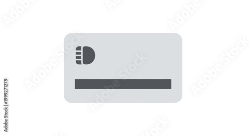 Canvas Print Credit card with chip technology.