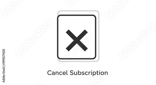Cancel button with black x mark.
