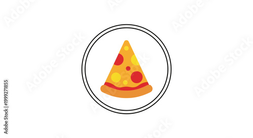 Delicious Slice of Pepperoni Pizza.