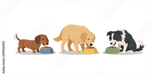 A cute vector illustration of a happy brown puppy and smiling cat playing with a ball, featuring a funny cartoon design of these friendly pet animals in a nature art style