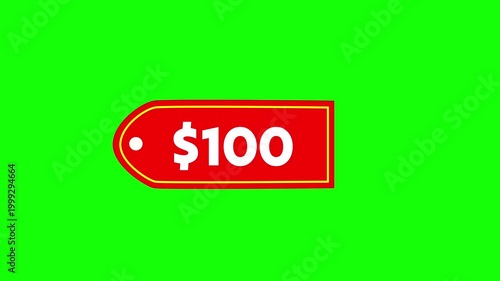 Price tags with rising values illustrating inflation and increasing costs on green screen, featuring charts, labels, and graphs reflecting market demand, budget pressure, and global economic trends.
