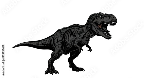 Tyrannosaurus Rex Dinosaur Illustration