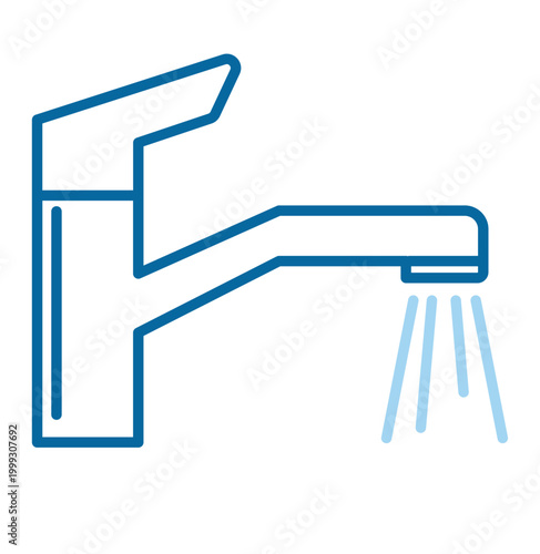 This is an illustration of a water tap.