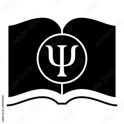 Psychology icon vector. Psychologist Illustration sign. Group therapy symbol or logo.