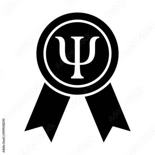 Psychology icon vector. Psychologist Illustration sign. Group therapy symbol or logo.