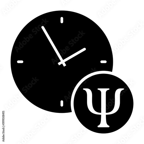 Psychology icon vector. Psychologist Illustration sign. Group therapy symbol or logo.