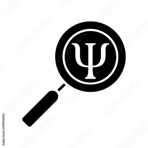 Psychology icon vector. Psychologist Illustration sign. Group therapy symbol or logo.