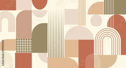 A modern abstract design evokes a sense of balance and calm, ideal for website backgrounds, editorial content, or any project needing a sophisticated 