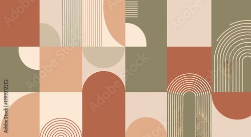 A calming and modern graphic design featuring organic shapes and earthy tones. Ideal for websites, marketing materials, and editorial use.