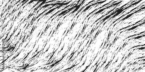 A detailed illustration of textured fur pattern