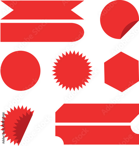 abstract geometric shapes collection basic design elements circle triangle rectangle creative minimal vector set for graphic design.