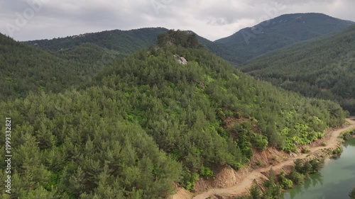 Mountains Drone Shot