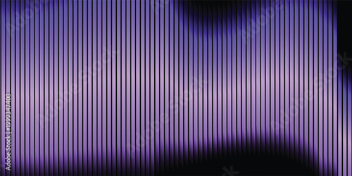 Electronic radio signal frequency background with glowing purple lines.