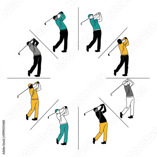 Golf Swing Sequence - Eight Stages of a Golf Stroke