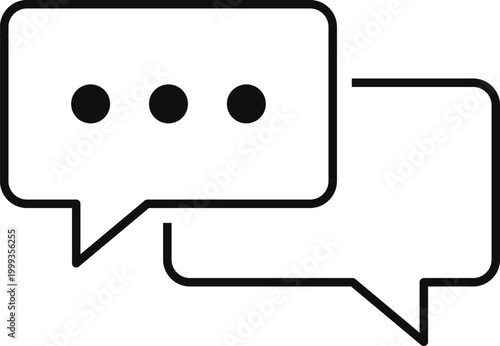 Chat and Talk Icon Set. support center symbols. Consultation and customer feedback design. Live assistance and help desk icons
