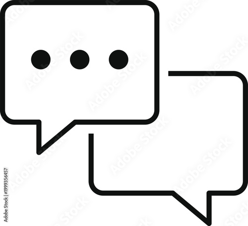 Chat and Talk Icon Set. support center symbols. Consultation and customer feedback design. Live assistance and help desk icons
