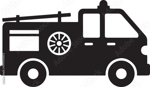 A simple and clear scene with meaningful elements arranged to tell a short visual story