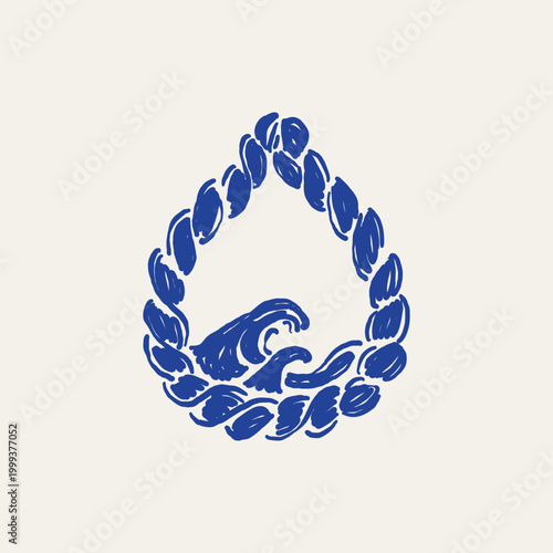 Ocean and sea-themed vector illustrations. Includes waves, marine animals, shells, boats, and underwater elements. Perfect for summer designs and nature projects.