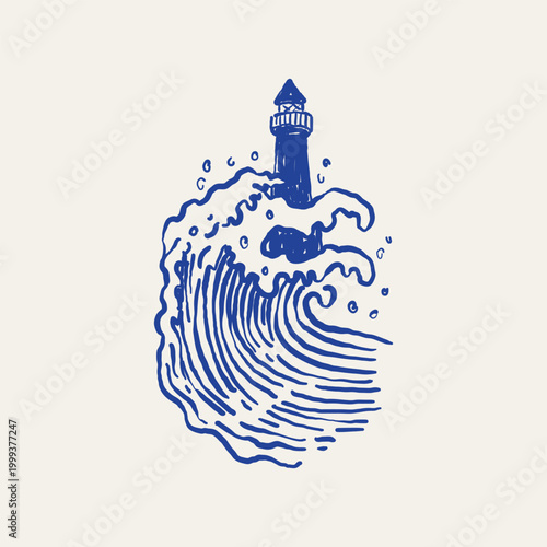 Ocean and sea-themed vector illustrations. Includes waves, marine animals, shells, boats, and underwater elements. Perfect for summer designs and nature projects.