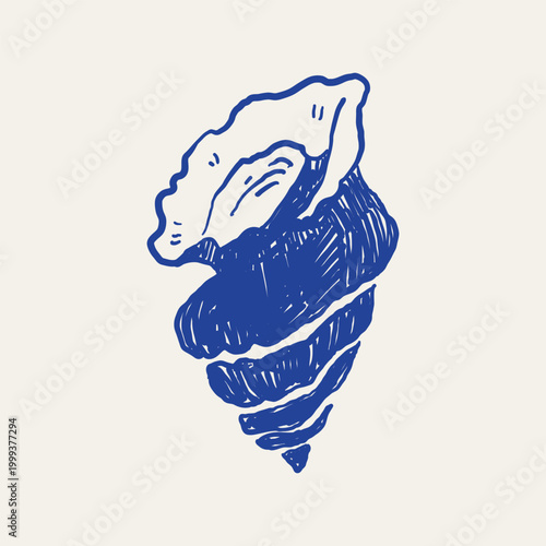 Ocean and sea-themed vector illustrations. Includes waves, marine animals, shells, boats, and underwater elements. Perfect for summer designs and nature projects.