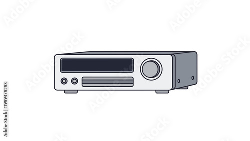 Audio Receiver or Stereo System Icon