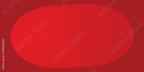 Fotografie Abstract red background with overlapping semi-circle curves and vibrant gradient