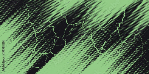 green black brush wrap car sticker pattern abstract banner sporty lines black green grunge color combination brush pattern racing motorsport design, Eps 10.