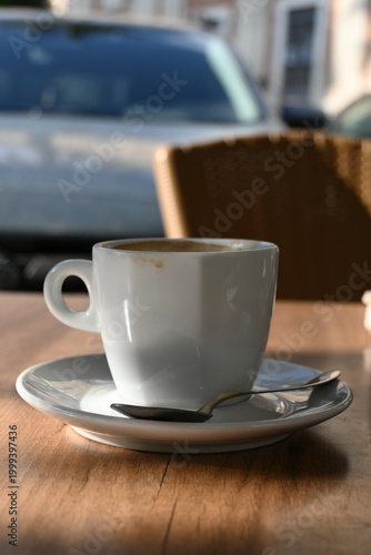 close up of a cup of coffee