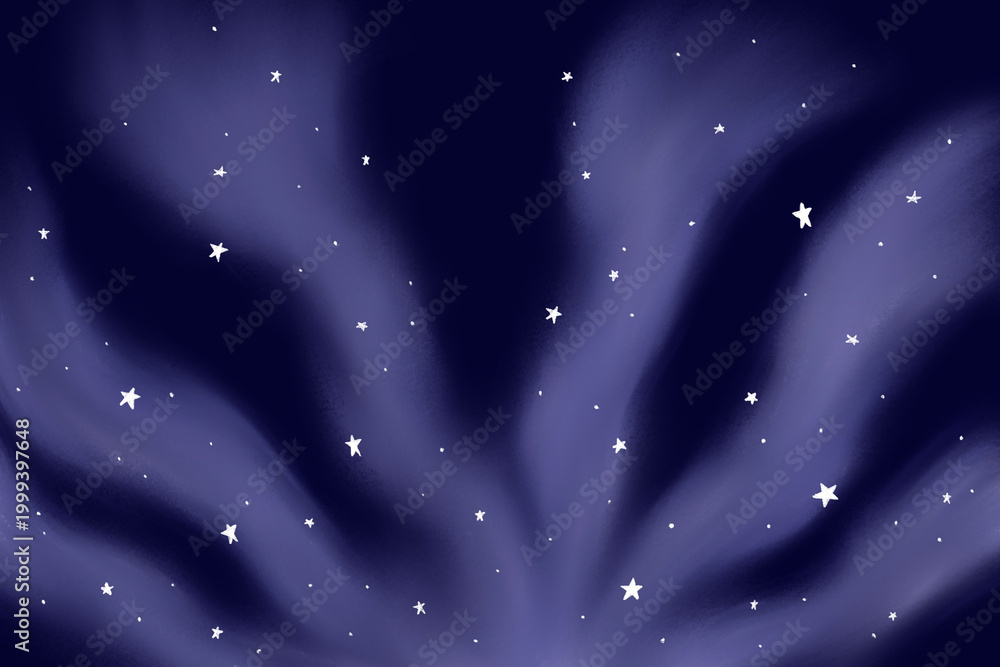 Fototapeta premium starry night nebula