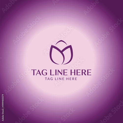 Modern premium luxury beauty skin care logo
