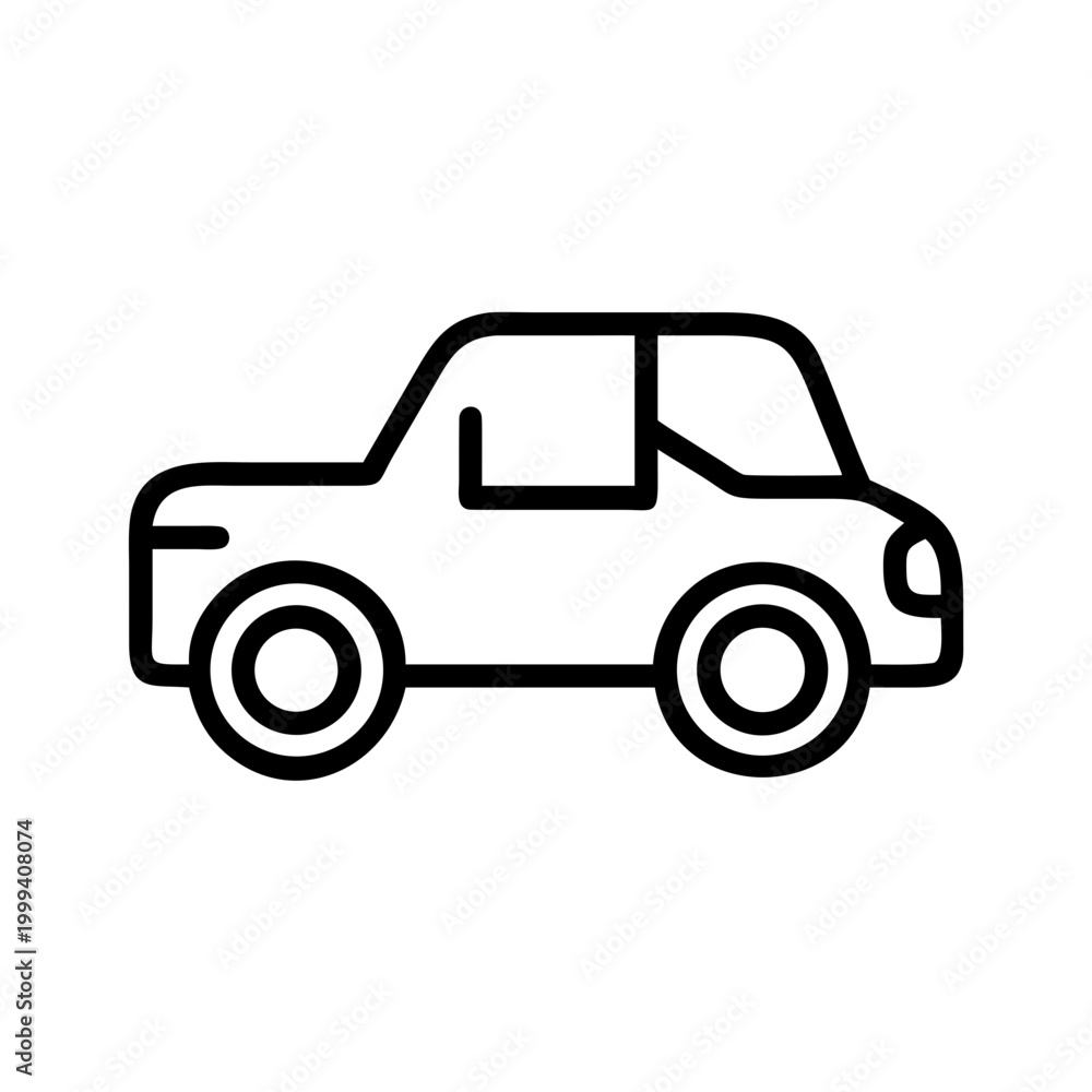 Obraz premium Filled glyph vehicle icons pack featuring electric car, pickup truck, ambulance, fire truck, bus, and bicycle. Solid shapes with clean edges and modern look. High-quality vector illustration isolated 