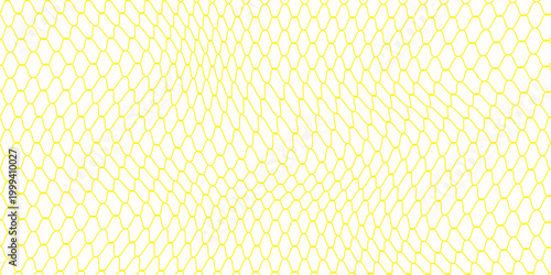 Mesh texture for fishing nets gold color gradient. Seamless pattern for sportswear or soccer goal, volleyball net, basketball hoop. abstract background vector.