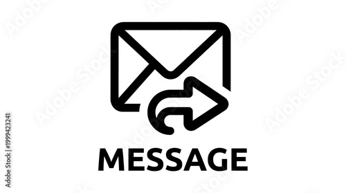 Free Download Message Reply Icon White BG. - GFXLoad