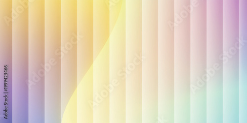 Gradient Multicolored. Vector Glass grainy Blurred neon in pastel colors. For covers, wallpapers, branding and other projects. Multicolored glass texture for banner, wallpaper, template, print.