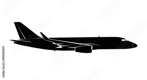 vector illustration of airplane