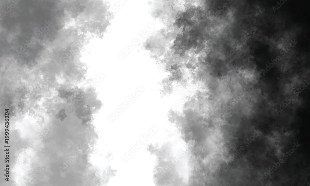 Fototapeta premium Thick mist enveloping the frame with soft edges